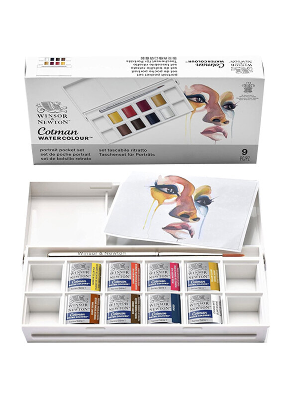 

Winsor & Newton Cotman Watercolours Pocket Portrait Set, Multicolour