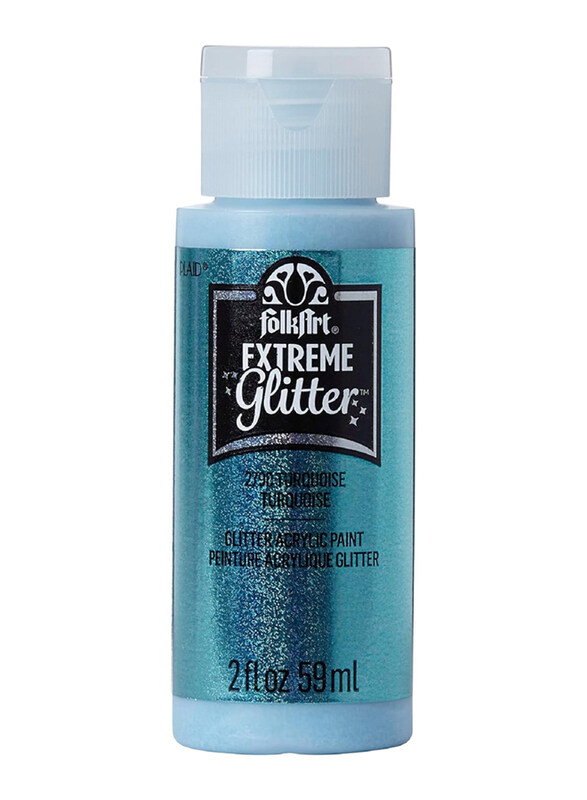 

Plaid Folkart Extreme Glitter, 59ml, Turquoise
