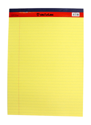 Sinarline Legal Pad, 50 Sheets, A4 Size, Yellow