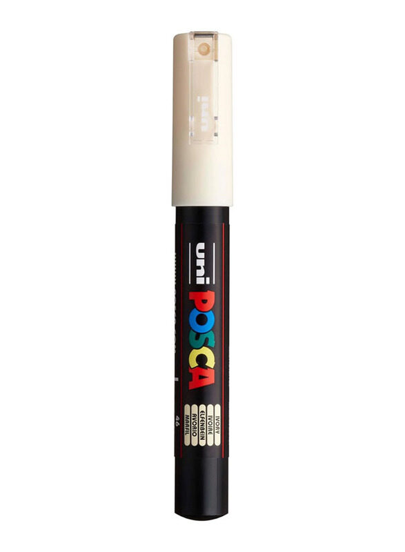

Posca Extra Fine Paint Marker, Ivory