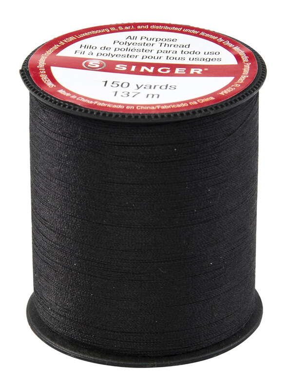 

Singer All Purpose Polyester Thread, 150 Yds, Black