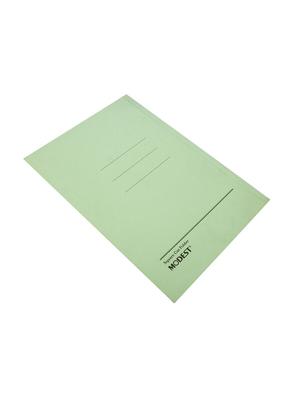 

Modest Squarecut Folder F/s without Fastener, 50 Pieces, Green
