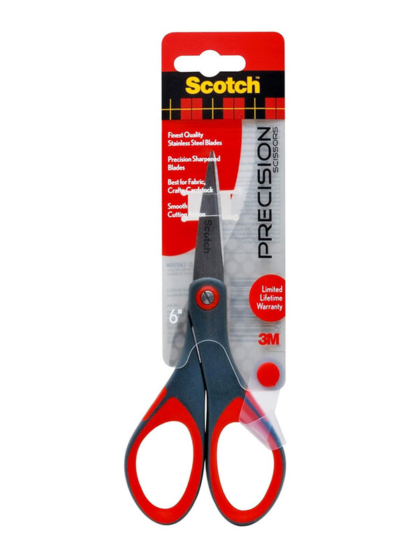 

3M 6 Inch Scotch Precision Scissors, 1446, Multicolour