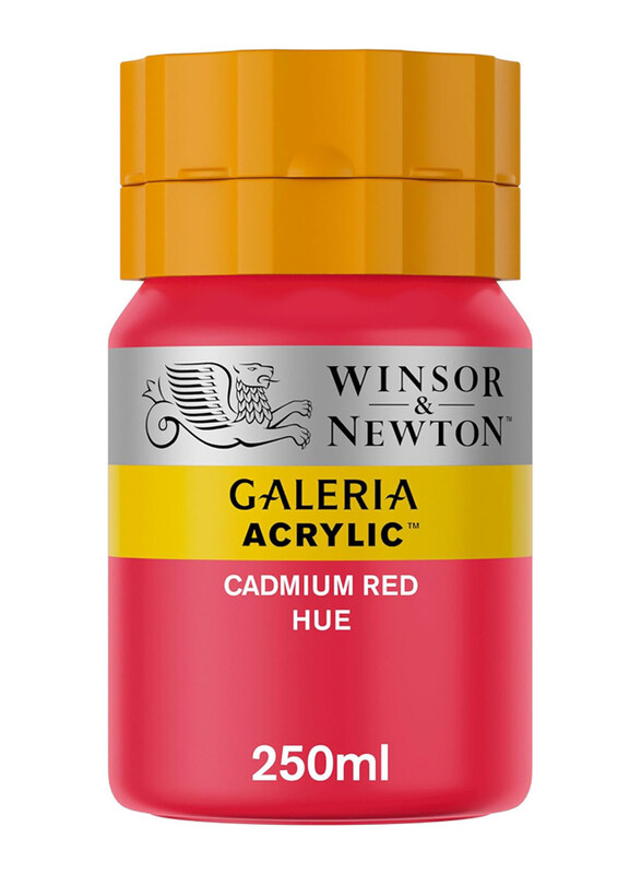 

Winsor & Newton Galeria Acrylic Paint, 250ml, Cadmium Red Hue