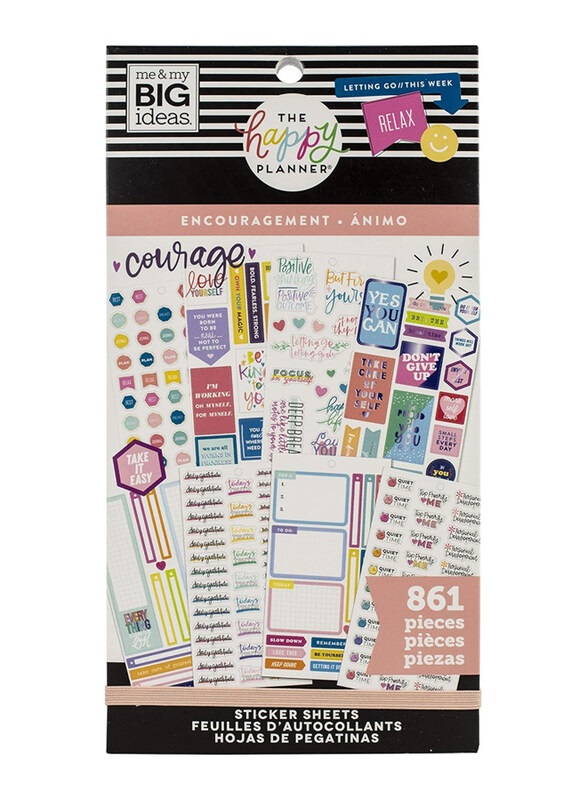 

Me & My Big Ideas Encouragement Sticker, 861 Pieces, Multicolour