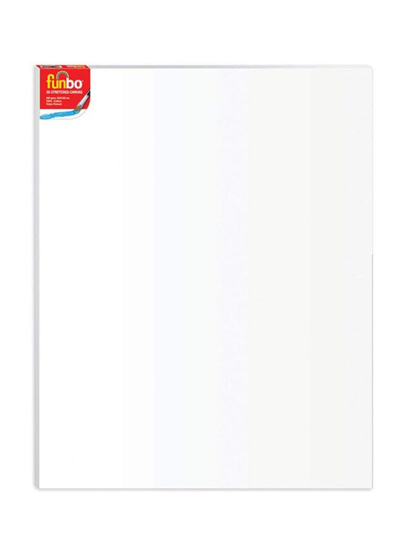 

Funbo Stretched 3D Canvas, 380 gms, 80X100cm, White