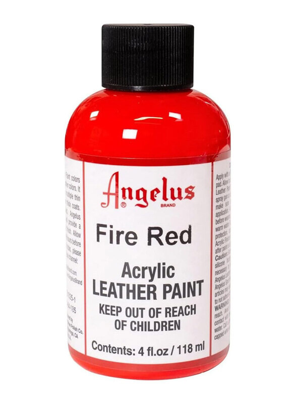 

Angelus Acrylic Leather Paint, 118ml, Fire Red