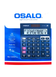 Osalo 12-Digit Basic Calculator, Blue