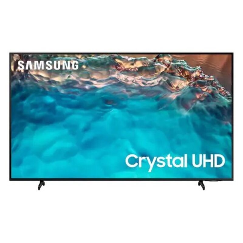 Samsung 55-Inch TU8000 4K Crystal Ultra HD LED Smart TV, UA55BU8000UXZN, Black
