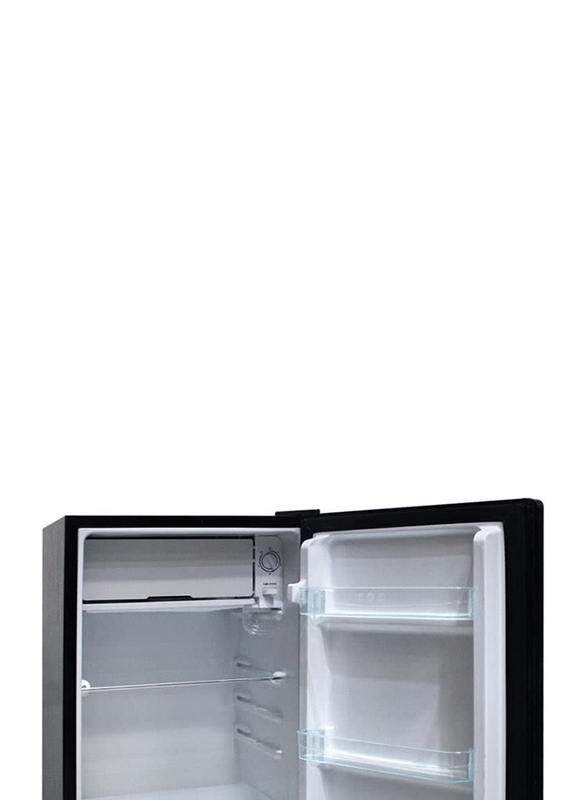 Nikai 140L Single Door Refrigerator, NRF140G, Black Floral Design