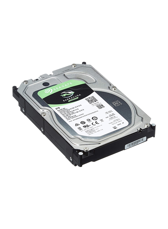 Seagate Barracuda 8TB SATA 6GB/s 256MB Cache 3.5-inch Internal Hard Drive, Black/Silver