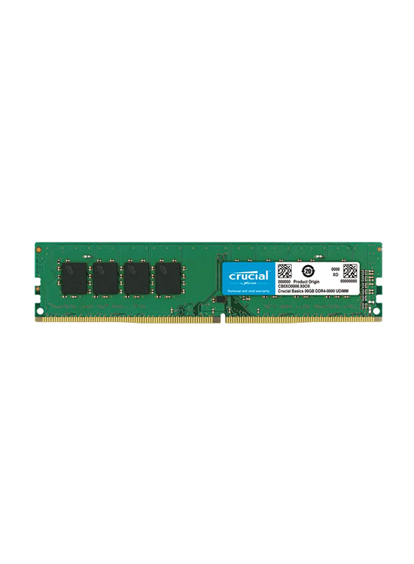 Crucial 8GB RAM 2666MHz DDR4 Udimm Desktop Memory, CB8GU2666, Green