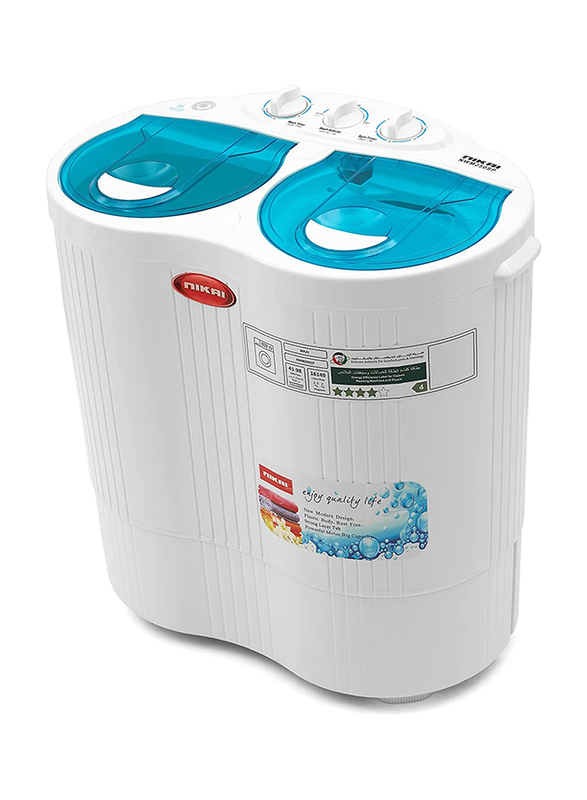 Nikai 2.5Kg Top Load Semi Automatic Baby Washing Machine, NWM250SP, White