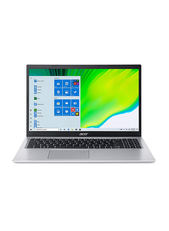 Acer Aspire 5 A515-56-36UT Laptop, 15.6 inch FHD, Intel Core i3-1115G4 3.0GHz 11th Gen, 128GB SSD, 4GB RAM, Intel Iris Xe Graphics, Window 10 Home, Pure Silver