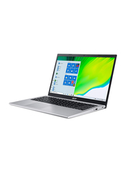 Acer Aspire 5 A515-56-36UT Laptop, 15.6 inch FHD, Intel Core i3-1115G4 3.0GHz 11th Gen, 128GB SSD, 4GB RAM, Intel Iris Xe Graphics, Window 10 Home, Pure Silver