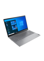 Lenovo Thinkbook 15 Gen 2 Laptop, 15.6-inch FHD Display, Intel Core i5-1135G7 11th Gen 2.4GHz, 1TB HDD, 8GB RAM, Intel Iris Xe Graphics, EN-KB with FP Reader, Dos, 20VE000KAK/20VE000KAX, Mineral Grey