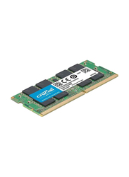 Crucial 4GB RAM CL19 2666MHz Basics DDR4 SODIMM Laptop Memory, CB4GS2666, Green