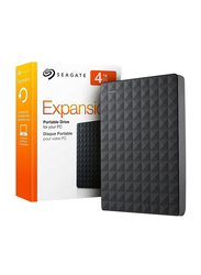 Seagate 4TB HDD Expansion 2.5-inch External Portable Hard Drive, USB 3.0, Black