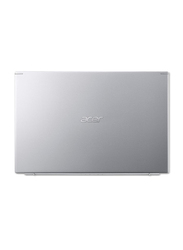 Acer Aspire 5 A515-56-36UT Laptop, 15.6 inch FHD, Intel Core i3-1115G4 3.0GHz 11th Gen, 128GB SSD, 4GB RAM, Intel Iris Xe Graphics, Window 10 Home, Pure Silver