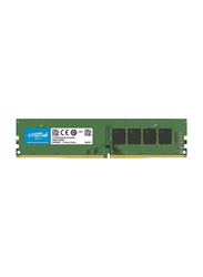 Crucial 16GB RAM DDR4 3200MHz PC4-25600 CL22 Unbuffered 1.2V UDIMM Desktop PC Memory, CT16G4DFRA32A, Green/Black/Gold