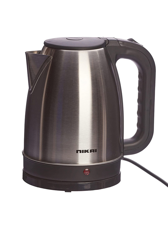 Nikai 1.7L Stainless Steel Electric Kettle, 2200W, NK420A, Matt Silver