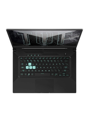 Asus TUF Dash F15 Gaming Laptop, 15.6 inch FHD 144Hz, Intel Core i7-11370H 11th Gen 3.3GHz, 512GB SSD, 16GB RAM, Nvidia RTX 3060 6GB VGA Graphics, Backlit EN KB, Win 10, FX516 PM-211-TF15, Grey