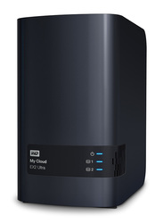 Western Digital 12TB My Cloud Ex2 Ultra Network Attached Storage, USB 3.0, Black