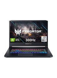 Acer Predator Triton 500 Gaming Laptop, 15.6 inch FHD Display 300Hz, Intel Core i7-10750H 10th Gen 2.6GHz, 512GB SSD, 16GB RAM, Nvidia RTX 2070 8GB Graphics, Backlit EN KB, Win 10, Black