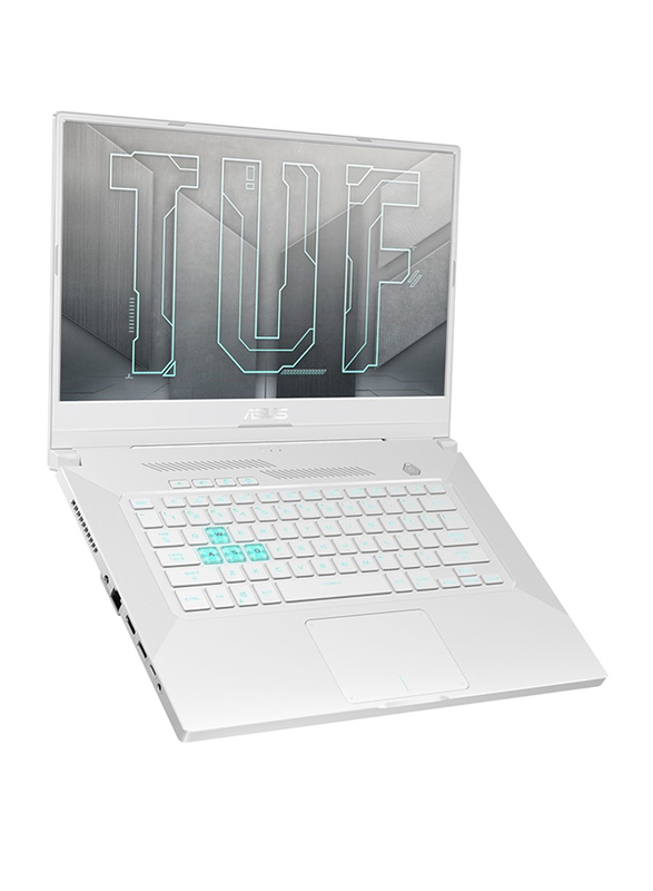 Asus TUF Dash FX516PC-HN005 Gaming Laptop, 15.6 inch FHD 144Hz, Intel Core i7-11370H 11th Gen, 512GB SSD, 16GB RAM, 4GB Nvidia RTX 3050 Graphics, FreeDOS, White