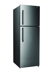 Nikai 300L Double Door Refrigerator, NRF300FSS, Stainless Steel Finish