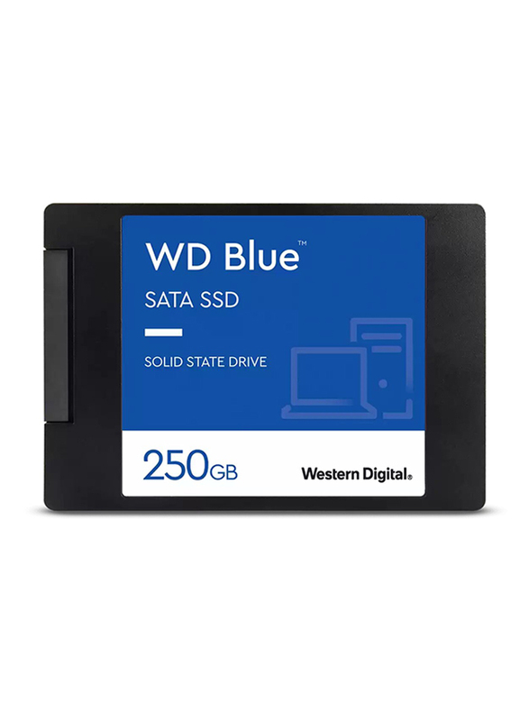 

Western Digital Blue 1TB SSD 2.5-Inch(7mm cased) SATA 6GB/s Internal Solid State Drive, WDS100T2B0A, Blue/Black