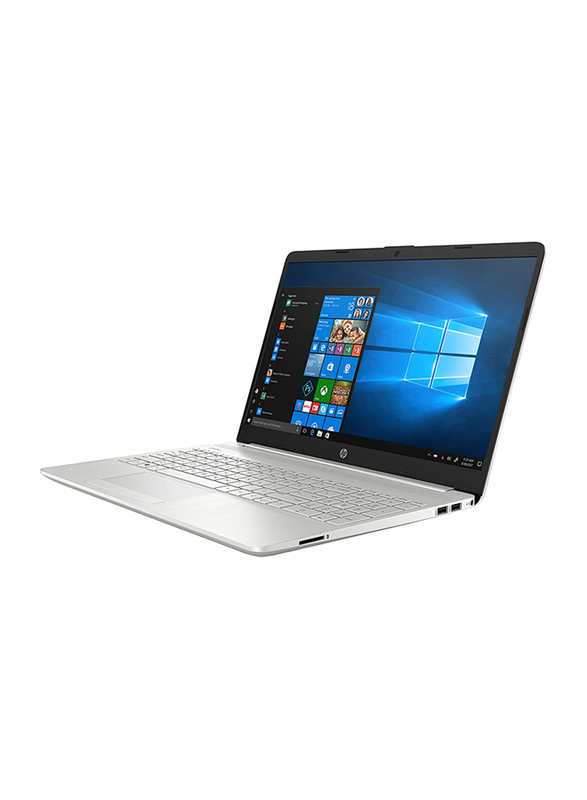 HP 15-DW3033 Laptop, 15.6 inch FHD IPS, Intel Core i3-1115G4 3.0GHz 11th Gen, 256GB SSD, 8GB RAM, Intel UHD Graphics, Win 10 Home, Natural Silver