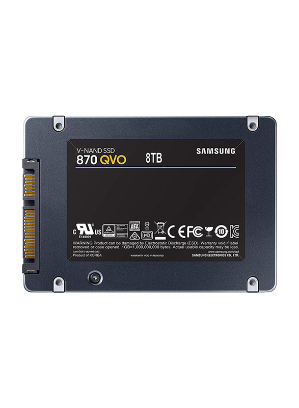 Samsung 870 QVO 8TB SATA III 2.5-inch Internal Solid State Drive, Grey