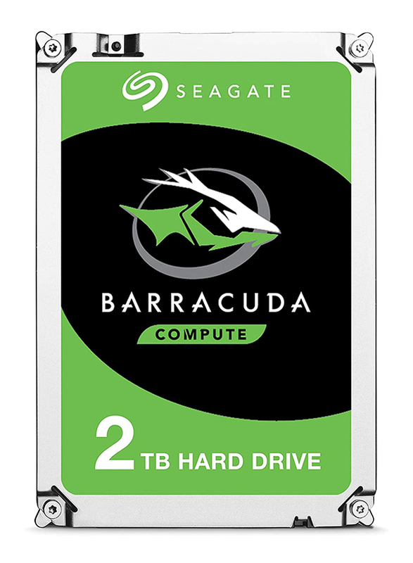 Seagate Barracuda 2TB SATA 6GB/s 256MB Cache Internal Hard Drive, Green/Black