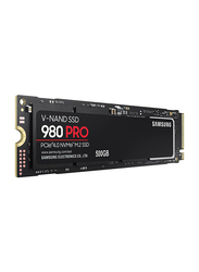 Samsung 980 PRO 500GB PCle 4.0 NVMe M.2 Internal Solid State Drive, Black