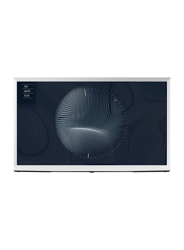 Samsung 43-Inch LS01B 2022 4K QLED Smart TV with 4 Speakers, QA43LS01BAUXZN, White