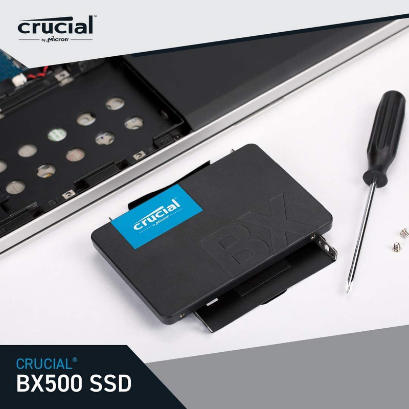 Crucial 240GB Bx500 3D NAND SATA 2.5-inch Internal SSD for PC/Laptop, Black