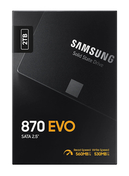 Samsung 870 EVO 2TB SATA III 2.5-inch Internal Solid State Drive, Black