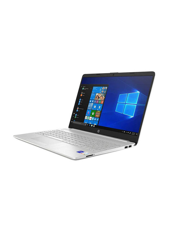 HP 15T-DW300 Notebook Laptop, 15.6-inch FHD IPS Display, Intel Core i7-1165G7 11th Gen 2.80GHz, 512GB SSD, 8GB RAM, Intel Iris Xe Graphics, EN KB, Window 11 Home, 4W2L9AV, Natural Silver