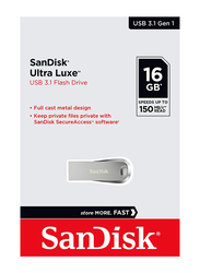 SanDisk 16GB Ultra Luxe USB 3.1 USB Flash Drive, White