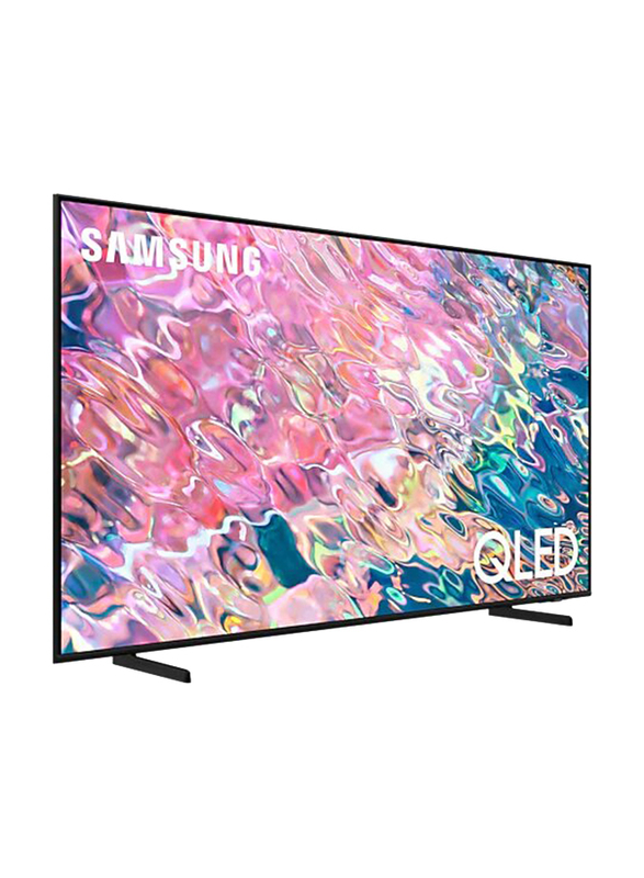 Samsung 75-Inch Q60B 2022 4K QLED Smart TV with 2 Speakers, QA85Q60BAUXZN, Black