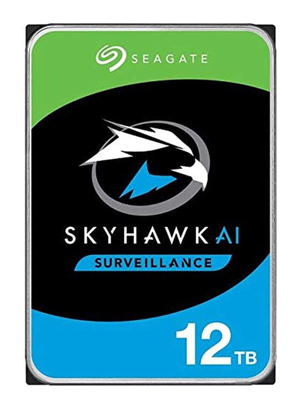 Seagate Skyhawk Ai 12TB SATA 7200 RPM 256MB Cache Internal Hard Drive, Black/Blue
