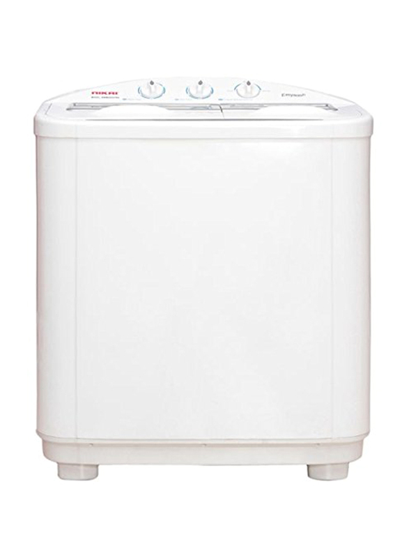 Nikai 7kg Top Load Semi Automatic Washing Machine, NWM700SPN, White