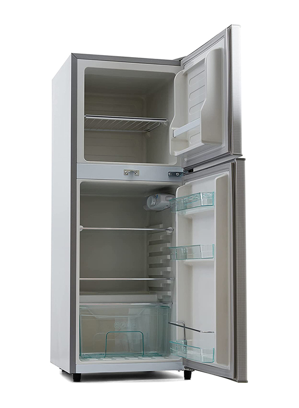 Nikai 320L Double Door Defrost Refrigerator, NRF320DN3M, Silver