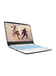 MSI Sword 15 A11UD-001 Gaming Laptop, 15.6 inch FHD 144Hz, Intel Core i7-11800H 2.4GHz 11th Gen, 512GB SSD, 8GB RAM, 4GB Nvidia RTX 3050Ti Graphics, Window 10 Home, White