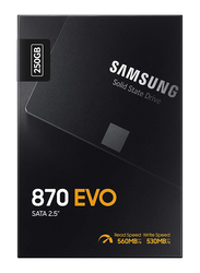 Samsung 870 EVO 250GB SATA III 2.5-inch Internal Solid State Drive, Black