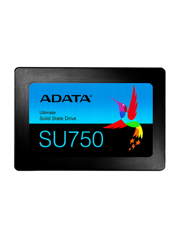 Adata SU750 256GB SSD 6GB/s 2.5-Inch 3D NAND SATA Internal Solid State Drive, ASU750SS-256GT-C, Blue/Black