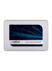 Crucial 500GB MX500 3D NAND SATA 2.5-Inch Internal SSD for PC/Laptop, CT500MX500SSD1, Blue/Grey