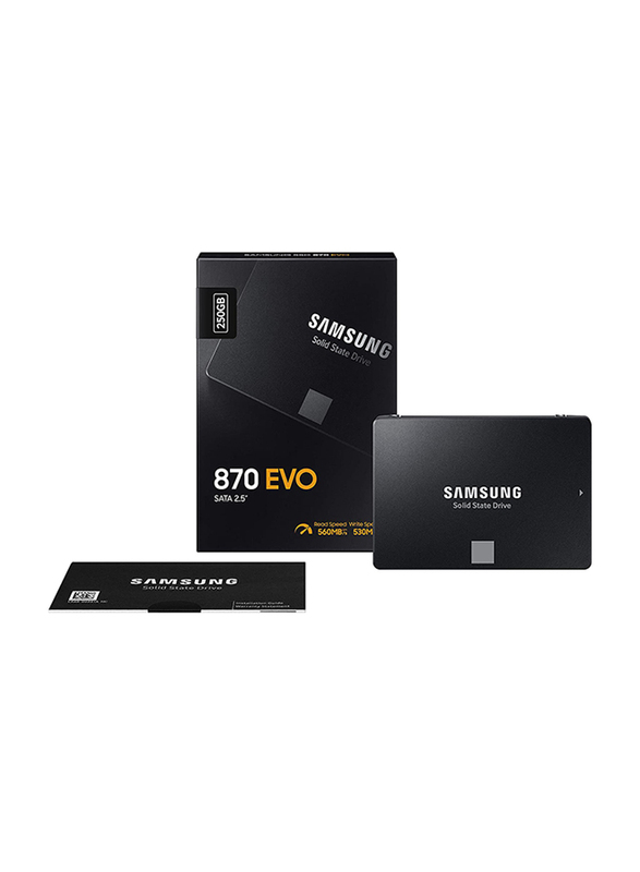 Samsung 870 EVO 250GB SATA III 2.5-inch Internal Solid State Drive, Black