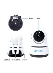 Crony NIP-26 Wi-Fi Home Smart Surveillance Camera, 1080p, White
